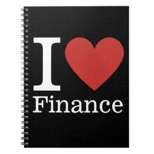Caderno Espiral I ❤️ Love Finance - NOTEBOOK do Departamento de Fi