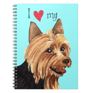 Caderno Espiral I Love my Australian Terrier