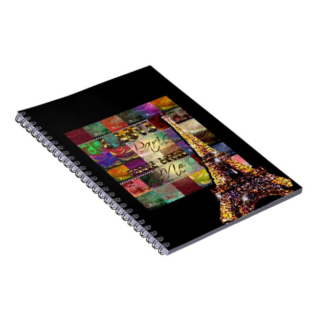 Caderno Espiral I Love Paris - Notebook (Lado Direito)