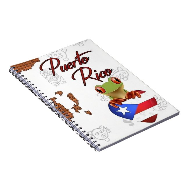 Caderno Espiral I Love Puerto Rico (Lado Direito)