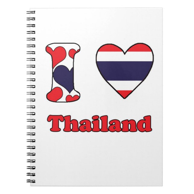 Caderno Espiral I love Thailand (Frente)