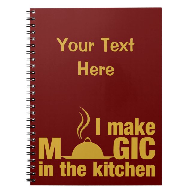 Caderno Espiral I Make Magic custom notebook (Frente)