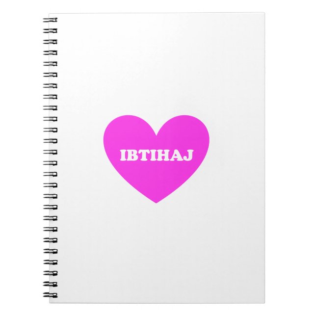 Caderno Espiral Ibtihaj (Frente)