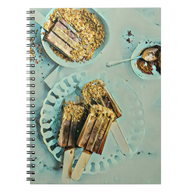 Caderno Espiral Ice cream cake (Frente)