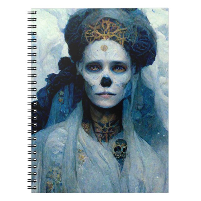 Caderno Espiral Ice Witch 4 Fantasy Sci-Fi (Frente)
