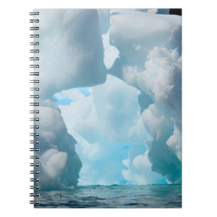 Caderno Espiral Icebergs fora da ponta sul da América do Sul