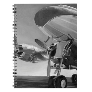 Caderno Espiral Ícone de Aviação