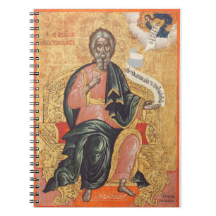Caderno Espiral Ícone Ortodoxo de São André o Apóstolo