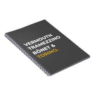 Caderno Espiral Ícones Alimentares de Torino - Vermute, Tramezzino