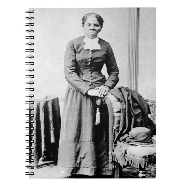 Caderno Espiral Ícones da História Negra: Harriet Tubman, Direitos (Frente)