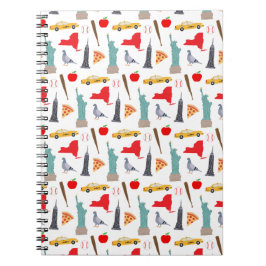 Caderno Espiral Ícones de Nova Iorque