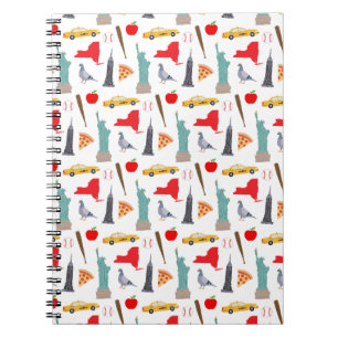 Caderno Espiral Ícones de Nova Iorque