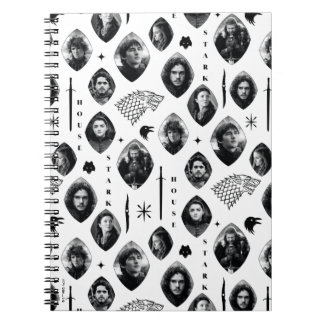 Caderno Espiral Ícones e retratos do House Stark