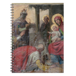 Caderno Espiral Iconografia ortodoxa sérvia na Igreja de Valjevo. 