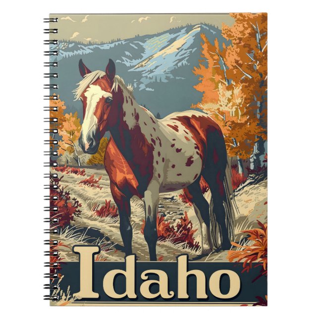 Caderno Espiral Idaho Appaloosa (Frente)
