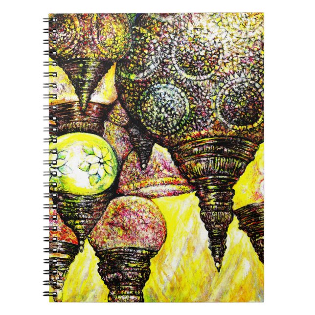 Caderno Espiral Ideia de cor ainda maior (Frente)