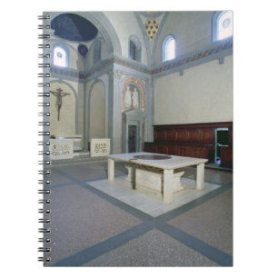 Caderno Espiral Ideia do interior, c.1420-29 construído (foto)