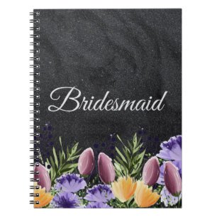 Caderno Espiral Ideia Personalizada de Oferta de Bridesmaid