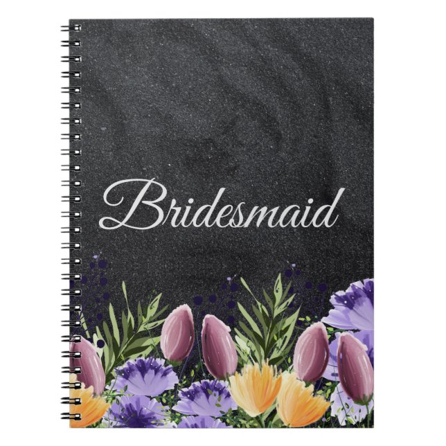 Caderno Espiral Ideia Personalizada de Oferta de Bridesmaid (Frente)