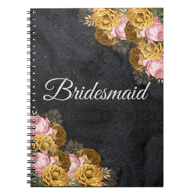Caderno Espiral Ideia Personalizada de Oferta de Bridesmaid (Frente)