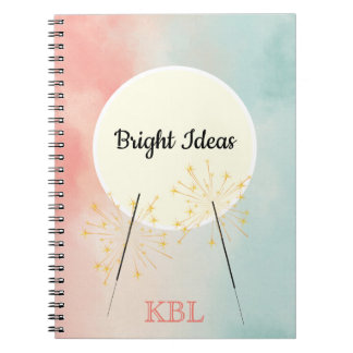 Caderno Espiral Ideias brilhantes personalizadas