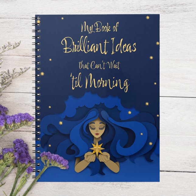 Caderno Espiral Ideias brilhantes que não podem esperar até a manh (Criador carregado)