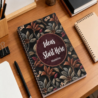 Caderno Espiral Ideias começam aqui