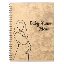 Caderno Espiral Ideias de Nomes de Bebê