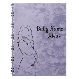 Caderno Espiral Ideias de Nomes de Bebê