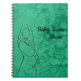 Caderno Espiral Ideias de Nomes de Bebê