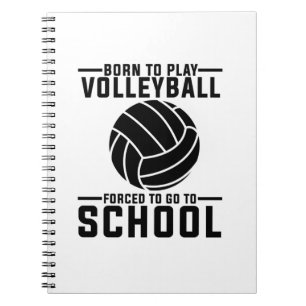 Caderno Espiral Ideias de presentes de vôlei Equipe de jogadore