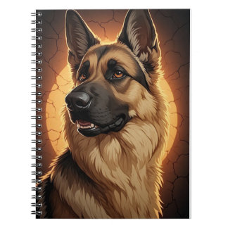 Caderno Espiral 🐾 Ideias de Presentes para Amantes do Pastor Alem