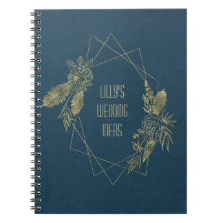 Caderno Espiral Ideias personalizadas de casamento