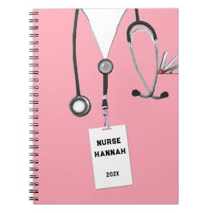 Caderno Espiral Ideias personalizadas de presentes para enfermeira
