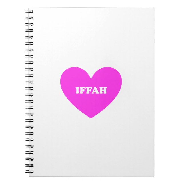 Caderno Espiral Iffah (Frente)