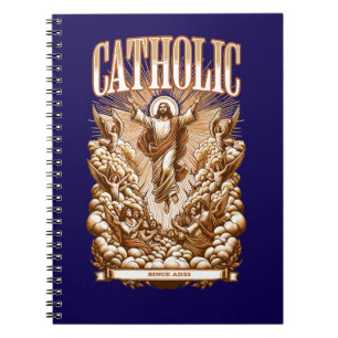 Caderno Espiral Igreja Católica Romana desde AD33 Tradicional