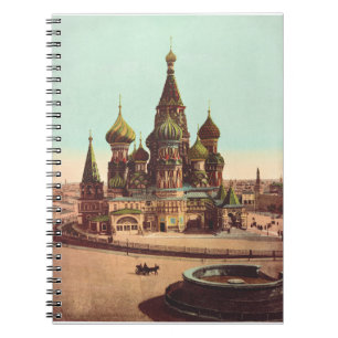 Caderno Espiral Igreja de São Basílio, Praça Vermelha Moscou