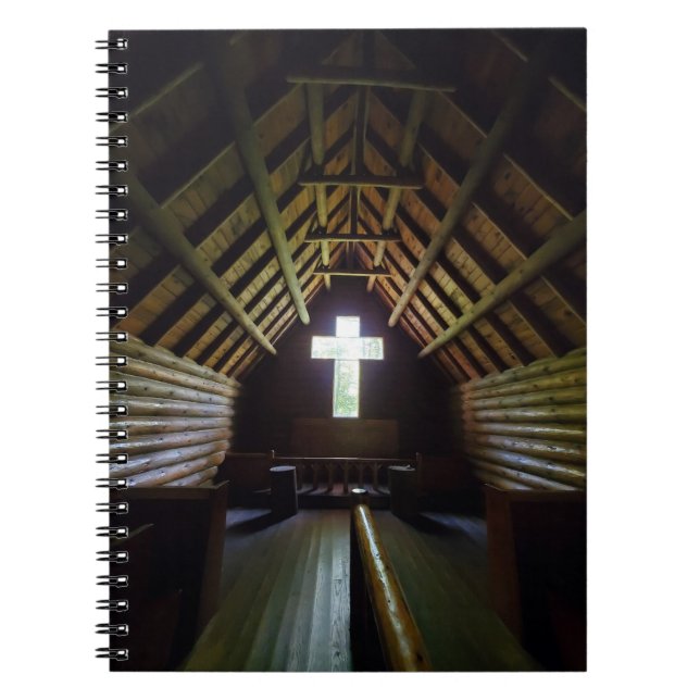 Caderno Espiral Igreja na floresta (Frente)