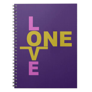 Caderno Espiral Igualdade do casamento / Um notebook personalizado