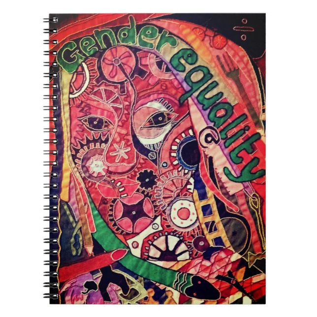 Caderno Espiral Igualdade entre homens e mulheres (Frente)