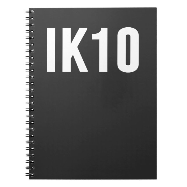 Caderno Espiral IK, Proteção contra impacto, Classificação IK, IK1 (Frente)