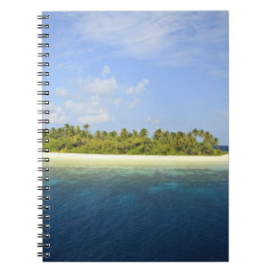 Caderno Espiral Ilha Baughagello, atol Sul de Huvadhoo, 3