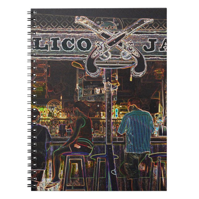 Caderno Espiral Ilha Calico Jacks Grand Cayman (Frente)