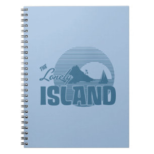 Caderno Espiral Ilha de Dookie - azul