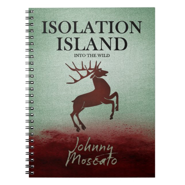 Caderno Espiral Ilha de Isolamento Design de Veado (Frente)
