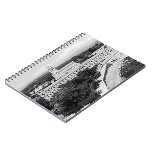 Caderno Espiral Ilha do mosteiro de Cannes Saint-Honorat vintage