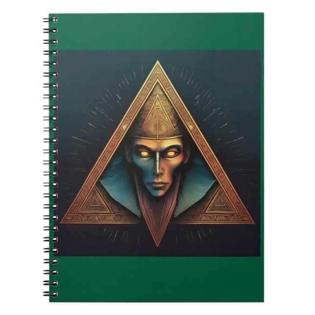 Caderno Espiral Illuminati Wall Crest (Frente)