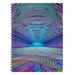 Caderno Espiral Ilusões Ópticas Arco-Íris,