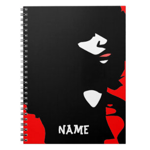 Caderno Espiral Ilustração afro natural do pintinho