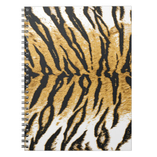 Caderno Espiral Ilustração Arte do Tigre Indo-Chinês (Panthera T)